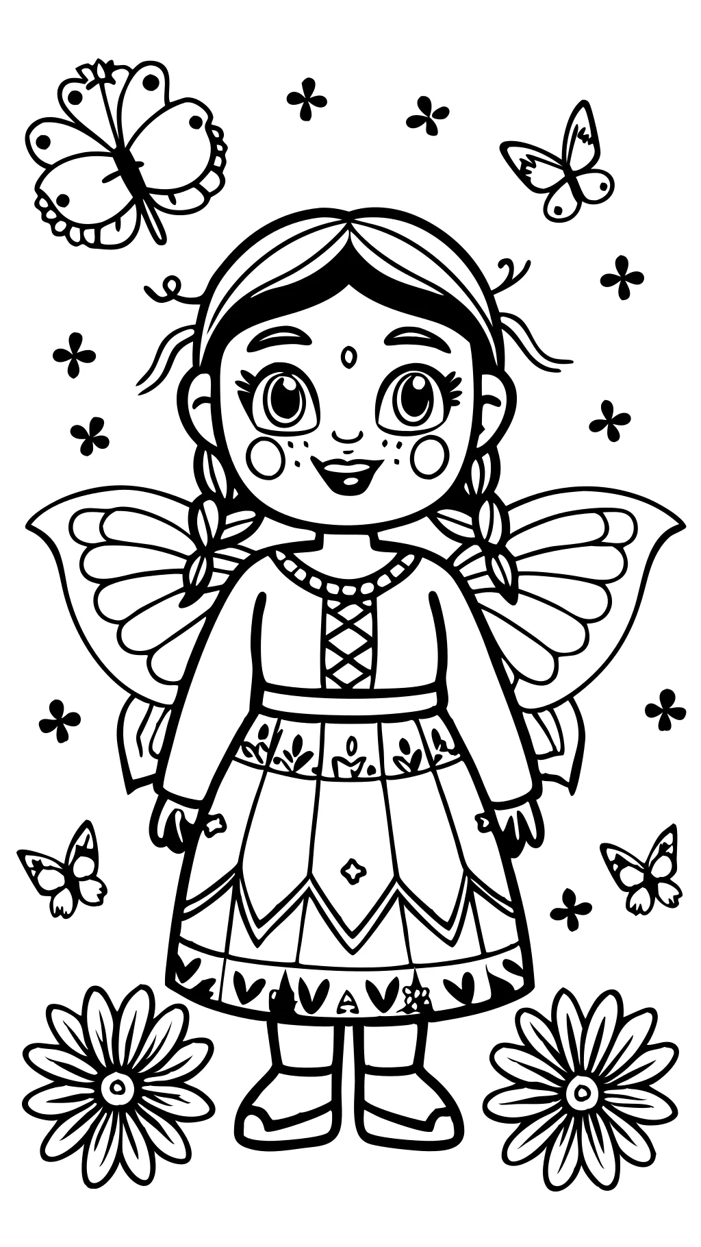 mirabel coloring page